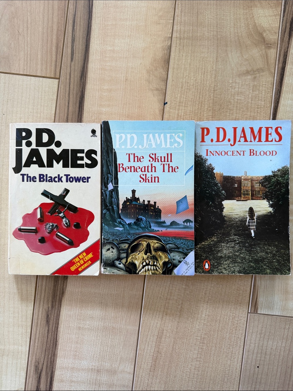 P.D. James murder mystery books